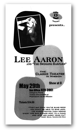 Poster for Clarke Theatre/Mission,Bc